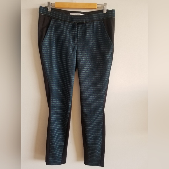 ABS Trouser Black with Green & Blue Metalic Pattern - size 8 - Picture 9 of 11